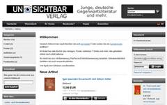Unsichtbar Verlag Webshop